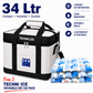 34L Techni Ice High Performance Cooler Bag Grey *FREE 3 REUSABLE DRY ICE PACKS VALUES $25* PRE-ORDER NOW FOR SEPTEMBER DISPATCH