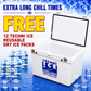 Techni Ice Classic Ice box 120L White *FREE 12 REUSABLE DRY ICE PACKS VALUES $66* PRE-ORDER NOW FOR SEPTEMBER DISPATCH