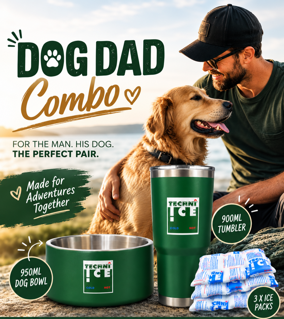 Dog & Dad Combo