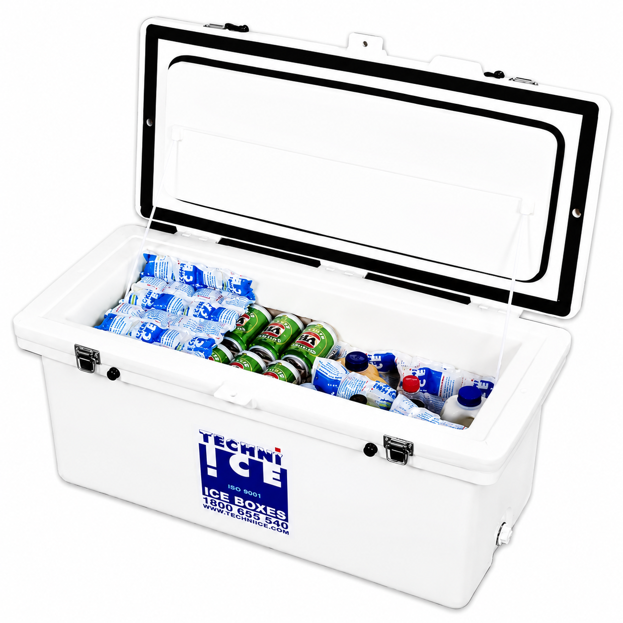 Techniice Classic Ice box 70L White Long *FREE 12 REUSABLE DRY ICE PACKS VALUES $66* PRE-ORDER NOW FOR SEPTEMBER DISPATCH