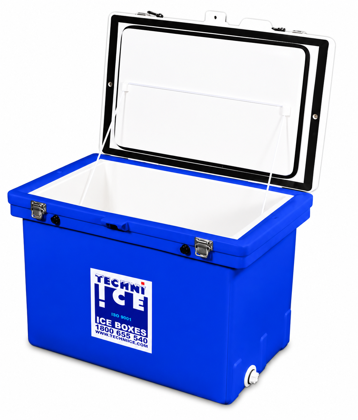 Techni Ice Classic Ice box 120L White Blue *FREE 12 REUSABLE DRY ICE PACKS VALUES $66 * PRE-ORDER NOW FOR SEPTEMBER DISPATCH