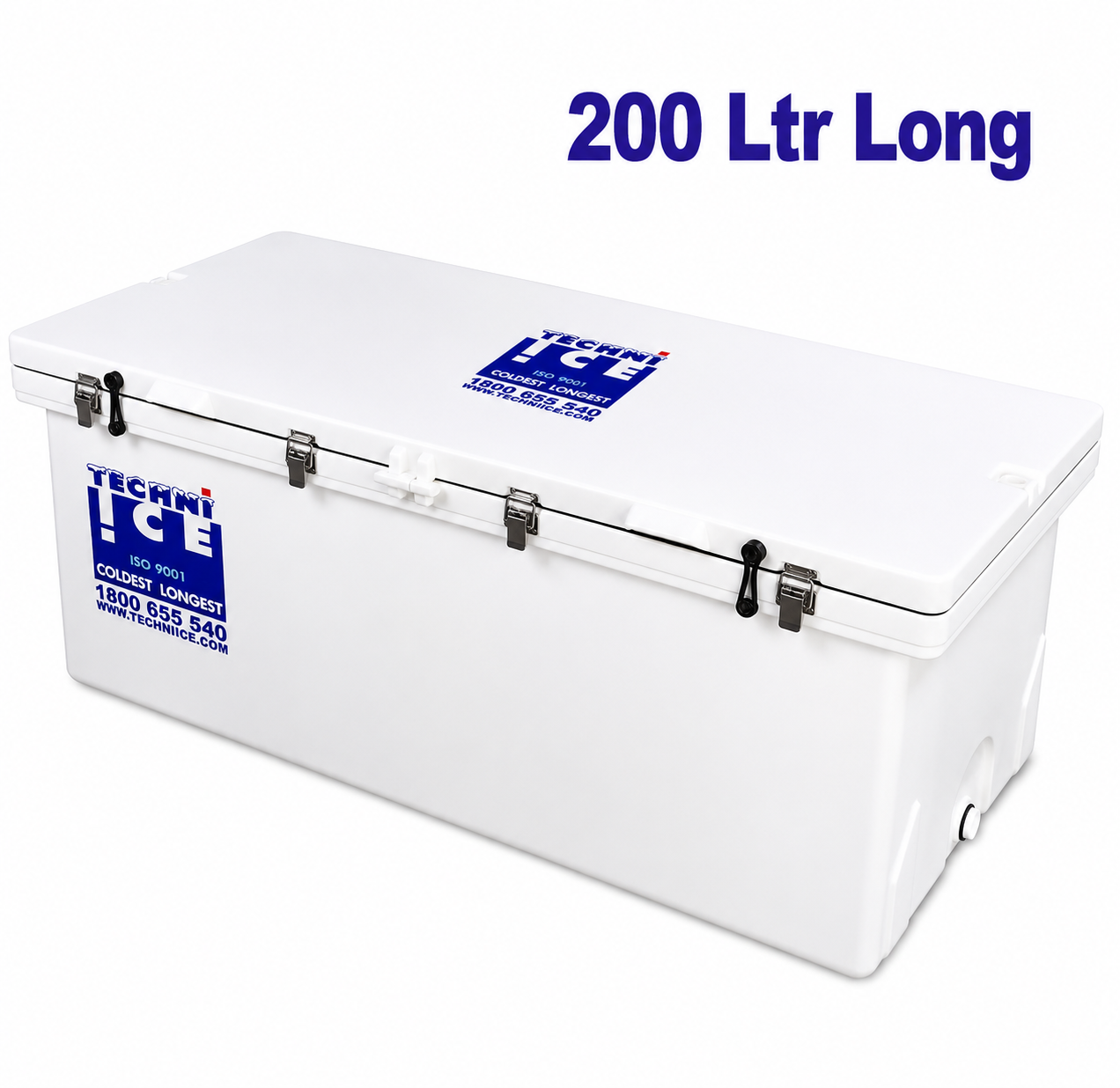 Techniice Classic Ice box 200L White LONG *FREE 18 REUSABLE DRY ICE PACKS VALUES $103 * PRE-ORDER NOW FOR SEPTEMBER DISPATCH