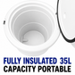Signature 35L Vertical Ice Box / Insulated Drink Dispenser - White * PRE-ORDER NOW FOR SEPTEMBER DISPATCH