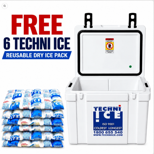 Classic Hybrid Ice box 25L White *FREE 6 REUSABLE DRY ICE PACKS VALUES $37* PRE-ORDER NOW FOR OCTOBER DISPATCH