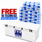 Classic Ice box 200L White LONG *FREE 18 REUSABLE DRY ICE PACKS VALUES $103 * PRE-ORDER NOW FOR SEPTEMBER DISPATCH