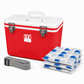 Compact Series Ice Box 28L White Red *FREE 3 REUSABLE DRY ICE PACKS VALUES $25 *PRE-ORDER NOW FOR AUGUST DISPATCH