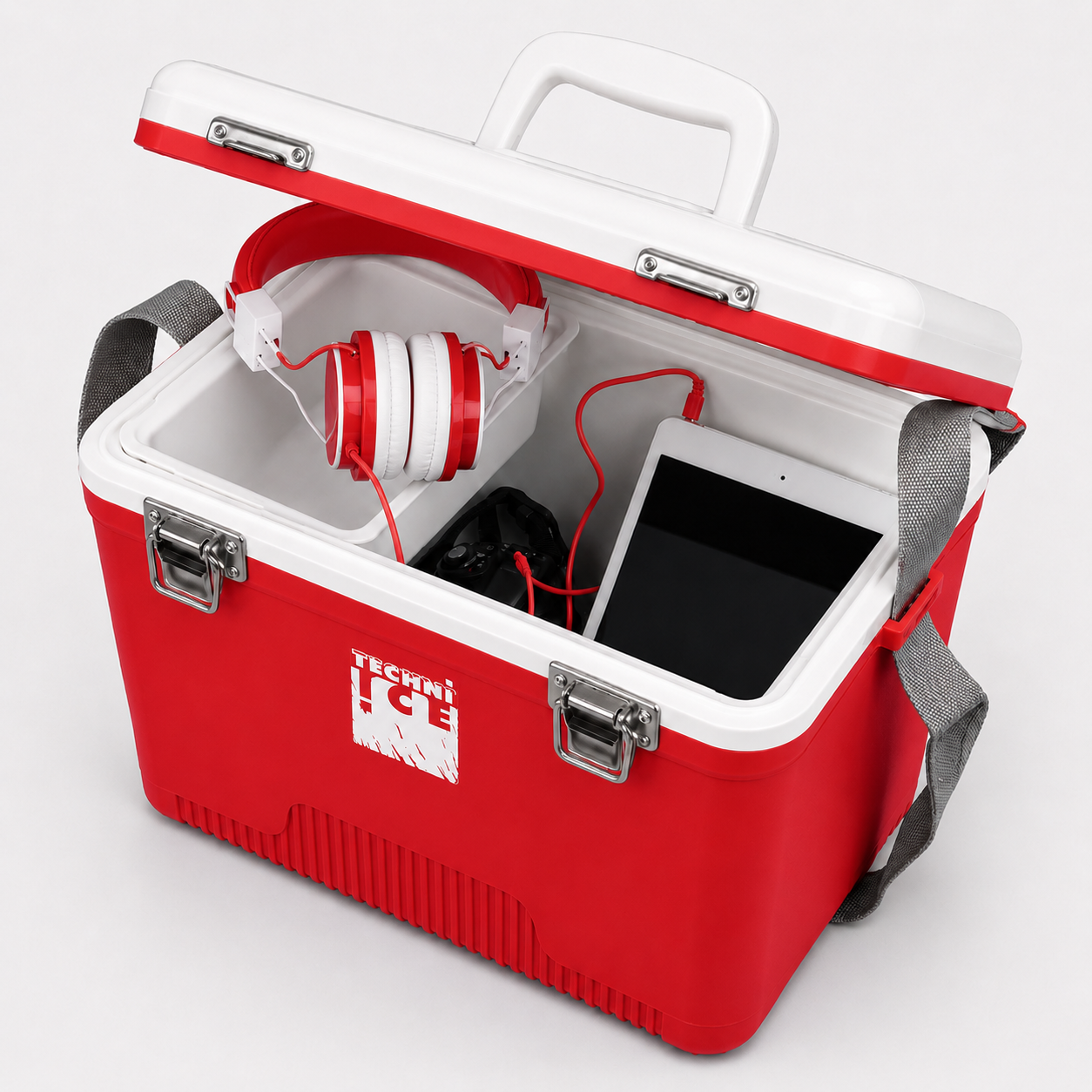 Compact Series Ice Box 28L White Red *FREE 3 REUSABLE DRY ICE PACKS VALUES $25 *PRE-ORDER NOW FOR AUGUST DISPATCH