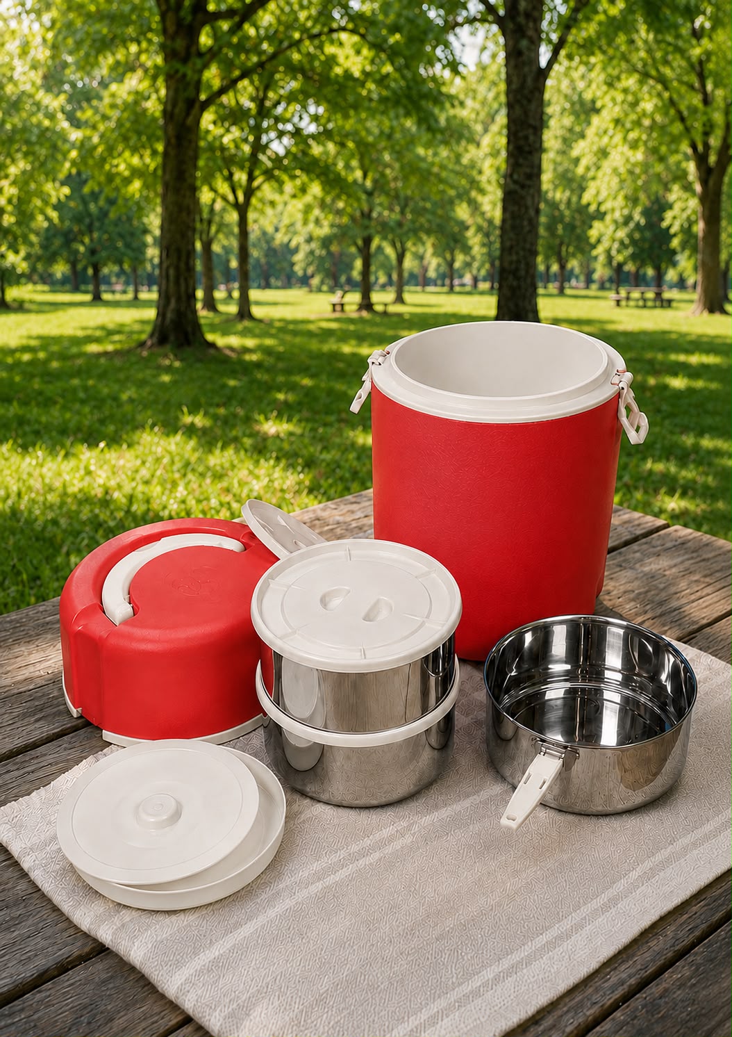 Hot and Cold Food Carrier