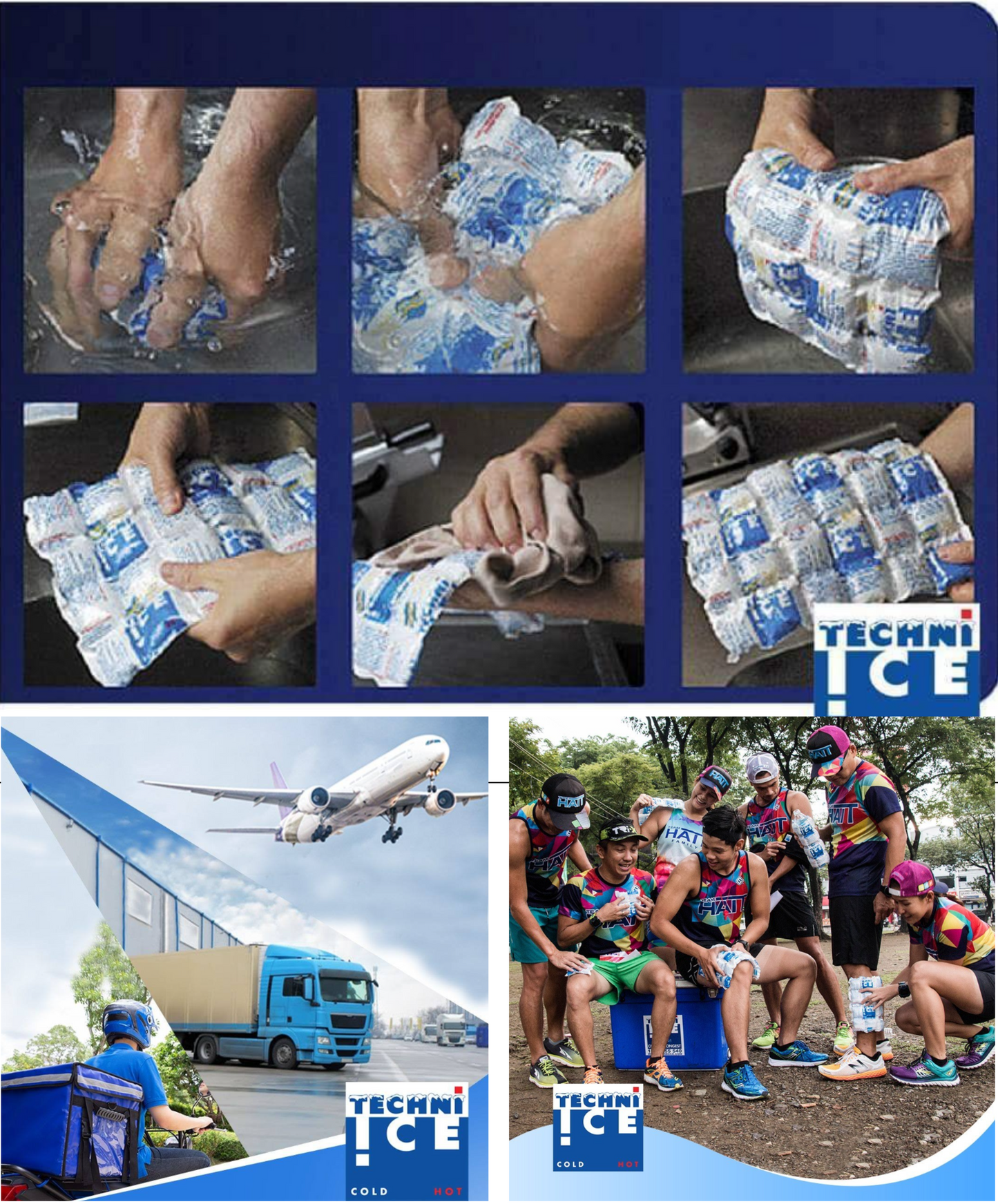 428 (1 carton) Techni Ice STD 2 PLY Disposable Dry Ice packs