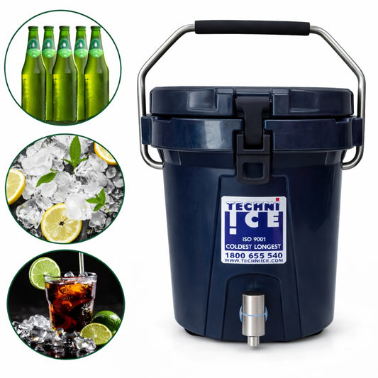Techni Ice 7L Classic Drink Dispenser Cooler *FREE 6 REUSABLE DRY ICE PACKS VALUES $37 *Fresh stock just arrived