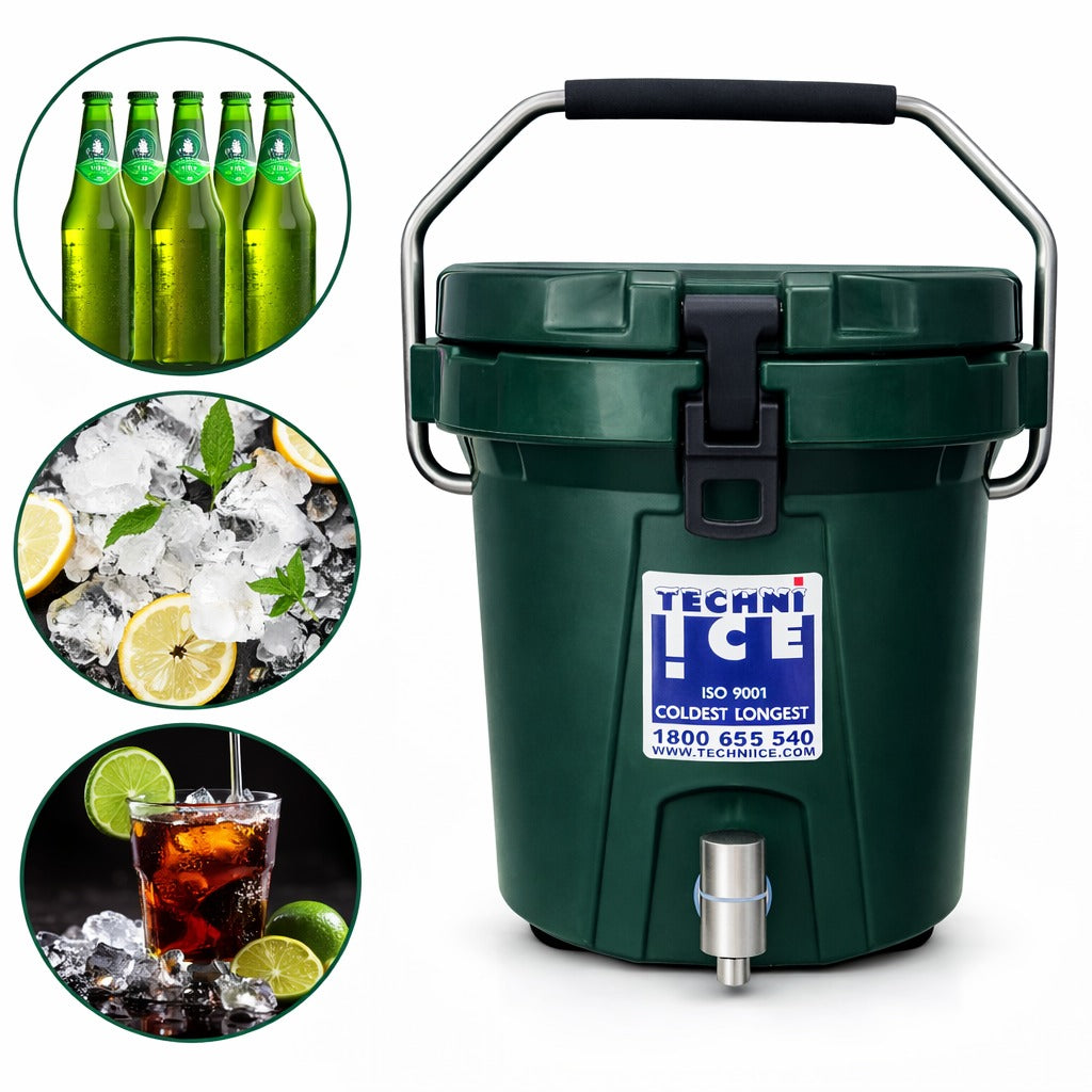 Techni Ice 7L Classic Drink Dispenser Cooler *FREE 6 REUSABLE DRY ICE PACKS VALUES $37 *Fresh stock just arrived