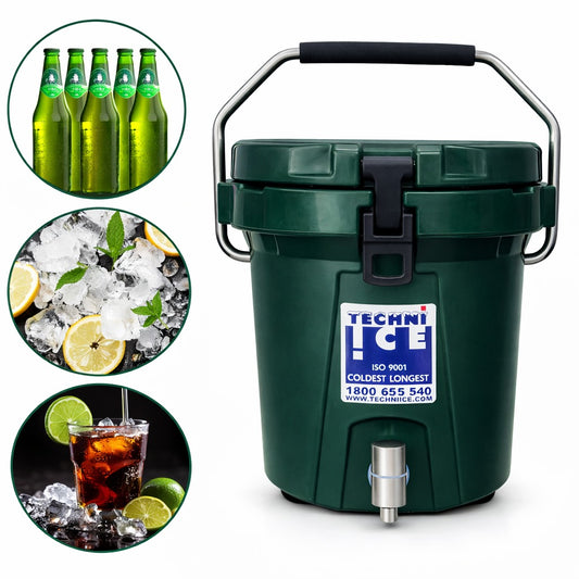 Techni Ice 7L Classic Drink Dispenser Cooler *FREE 6 REUSABLE DRY ICE PACKS VALUES $37 *Fresh stock just arrived