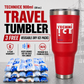 Techni Ice 900ml (30 oz.) Travel Tumbler Lava Red+3 Free Techni Ice Reusable Dry Ice Packs