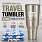 Techni Ice 900ml (30 oz.) Travel Tumbler Stainless Steel+3 Free Techni Ice Reusable Dry Ice Packs