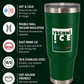 Techni Ice 1200ml (40 oz.) Adventure Tumbler  Outback Green+3 Free Techni Ice Reusable Dry Ice Packs