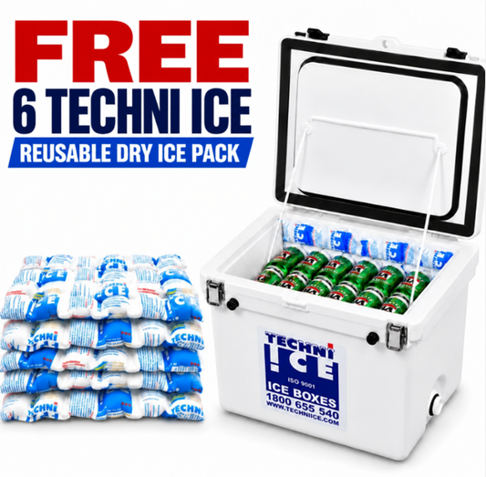 Classic Ice box 40L White *FREE 6 REUSABLE DRY ICE PACKS VALUES $37* PRE-ORDER NOW FOR OCTOBER DISPATCH