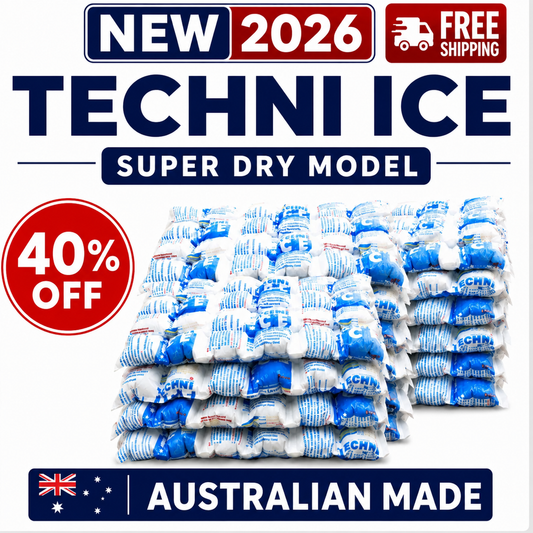 20 Techni Ice Heavy Duty Reusable Dry Ice packs *40% OFF SALE ON NOW
