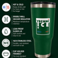 Techni Ice 900ml (30 oz.) Travel Tumbler  Outback Green+3 Free Techni Ice Reusable Dry Ice Packs