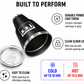 Techni Ice 900ml (30 oz.) Travel Tumbler Coal Black+3 Free Techni Ice Reusable Dry Ice Packs