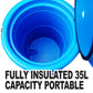 Signature 35L Vertical Ice Box / Insulated Drink Dispenser - Blue *December dispatch