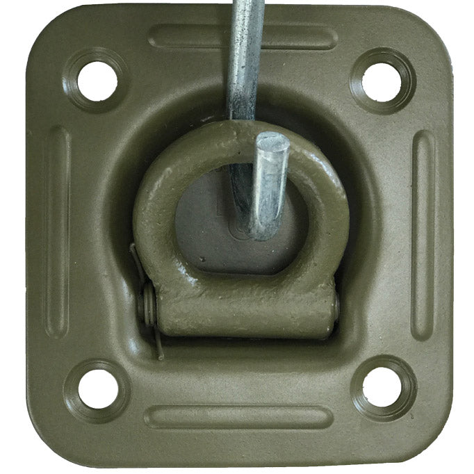 A Pair of (Ex US Army) Heavy duty Recessed Tie down points